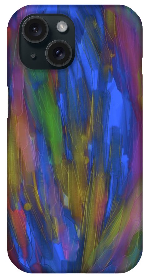 Plants iPhone Case featuring the painting Cactus Trance by Naomi Jacobs