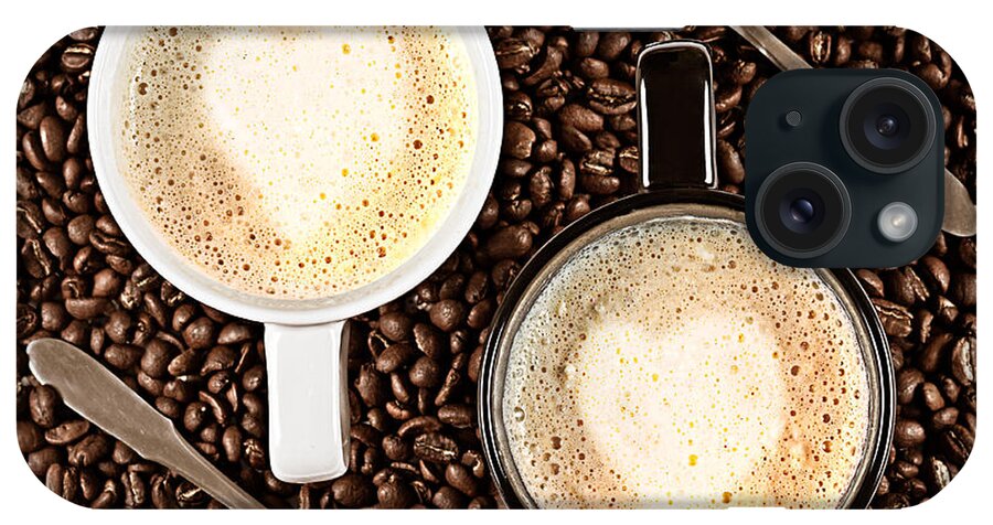 Aroma iPhone Case featuring the photograph Caffe Latte for two by Gert Lavsen