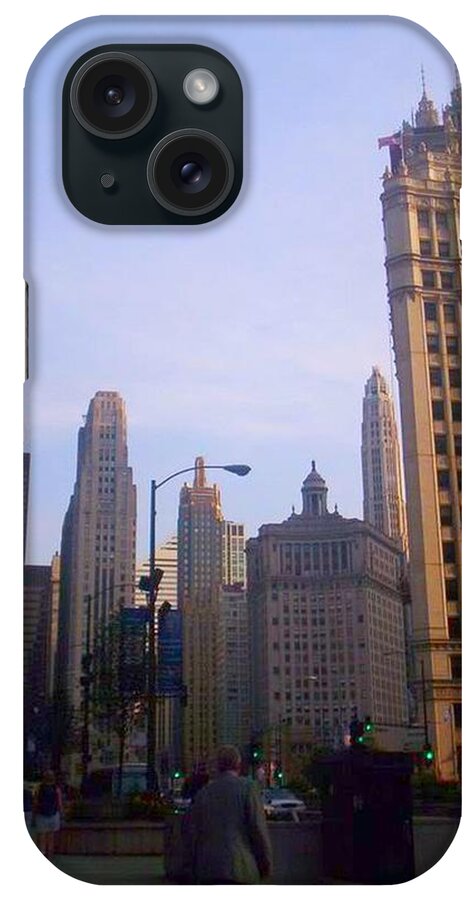 Chicago iPhone Case featuring the photograph Chicago Scene by Samantha Lusby