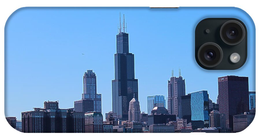 Skyline iPhone Case featuring the photograph Chicago Skyline by Peter Ciro