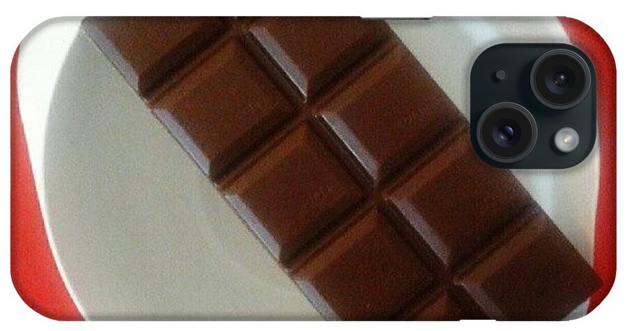 Yummy iPhone Case featuring the photograph #chocolate #chocolat #pastry #bakery by Noa Comesanha