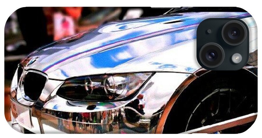  iPhone Case featuring the photograph Chrome Bmw by Peter Dickinson