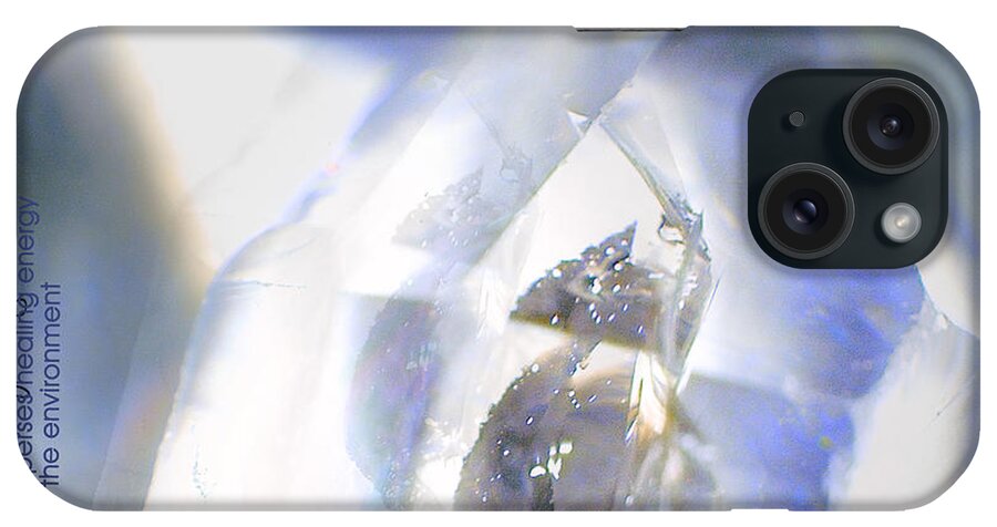 White iPhone Case featuring the photograph Clear White Vision by Vicki Ferrari