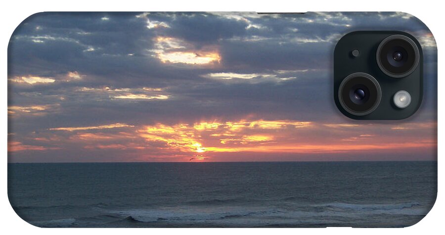 Sunrise iPhone Case featuring the photograph Coastal Sunrise Serenity by Kim Galluzzo