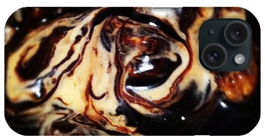 Icecreamapocalypse iPhone Case featuring the photograph Coffee And Doughnut #icecreamapocalypse by Ben Miller