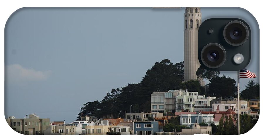 San Francisco iPhone Case featuring the photograph Coit Tower by Eric Tressler