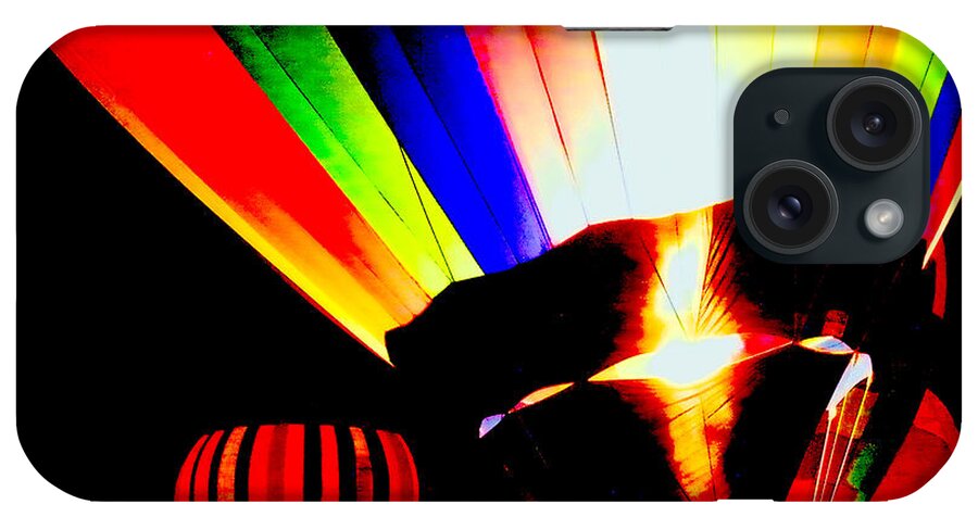 Primary Colors iPhone Case featuring the digital art Color Glow by Lizi Beard-Ward