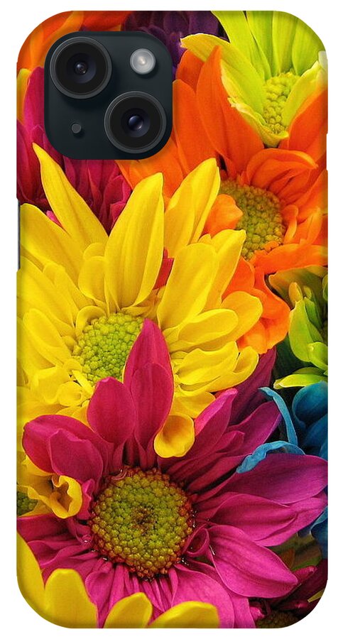 Flowers iPhone Case featuring the photograph Colossal Colors by Lori Lafargue