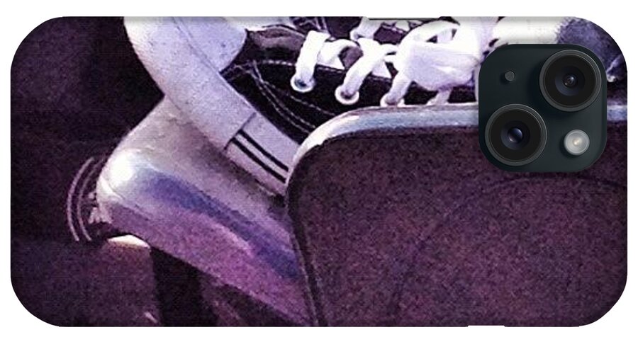 Converse iPhone Case featuring the photograph #converse #shoes #chillin #chucktaylor by Since 98