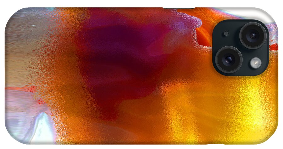 Tea iPhone Case featuring the digital art Curiously Refreshing by Ginny Schmidt