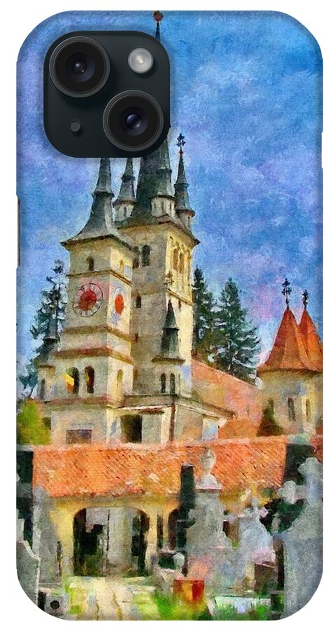 Eastern European iPhone Case featuring the painting Death and Life by Jeffrey Kolker