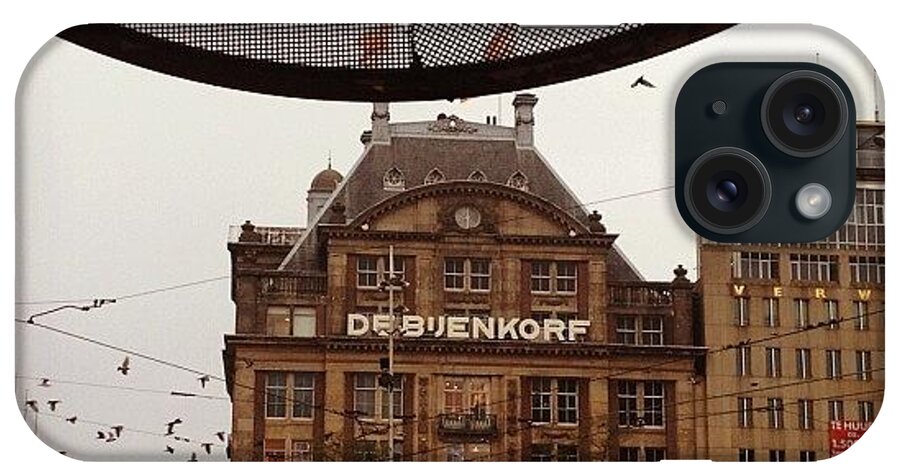 Shop iPhone Case featuring the photograph #debuenkorf #amsterdam #amazing by Michael Purcell