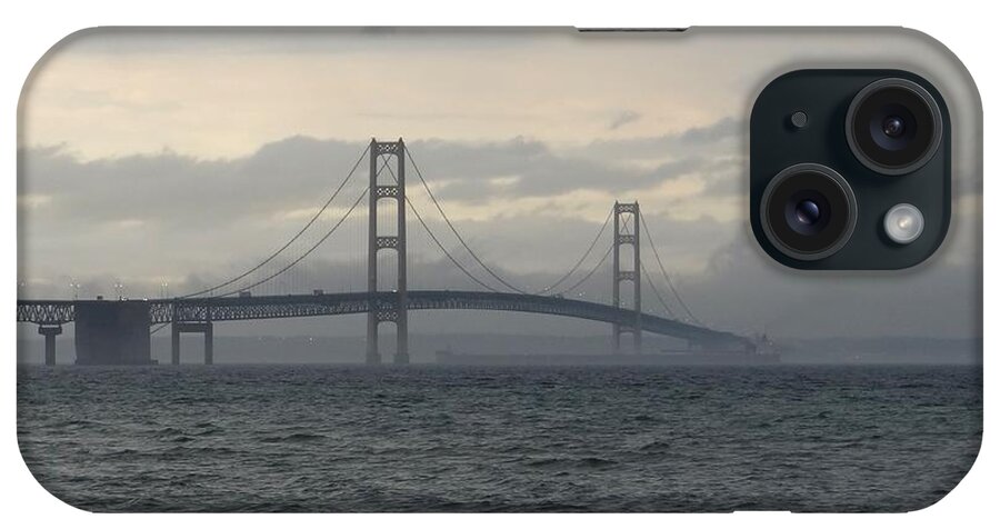 Bridge iPhone Case featuring the photograph Disappearing in the Mist by Keith Stokes