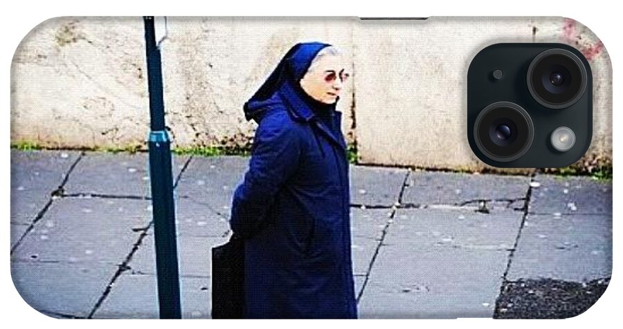 Catholic iPhone Case featuring the photograph Don't See Nuns Waiting For Buses Every by Jackie Ayala