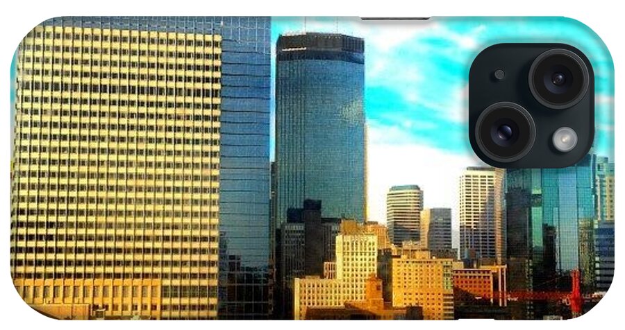 Love iPhone Case featuring the photograph #downtown #minneapolis #minnesota by Shwa Moen