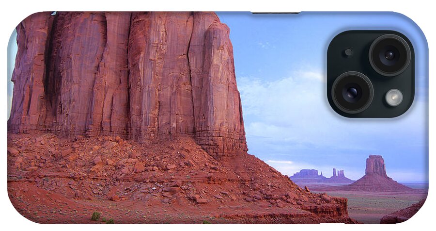 00175856 iPhone Case featuring the photograph Elephant Butte From North Window by Tim Fitzharris