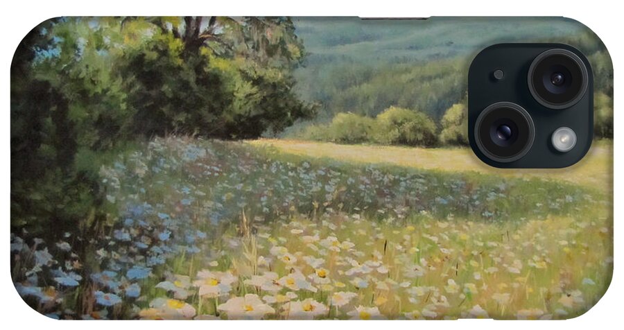 Original iPhone Case featuring the painting Endless Summer by Karen Ilari