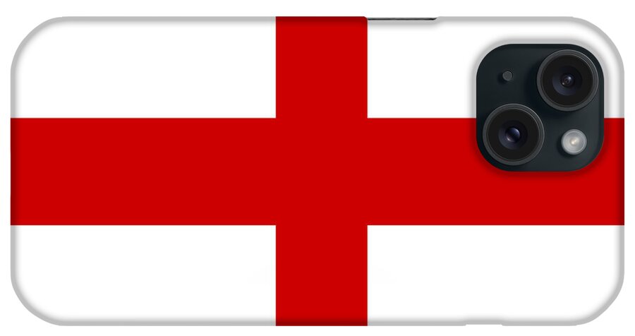 England iPhone Case featuring the digital art English flag by Steev Stamford