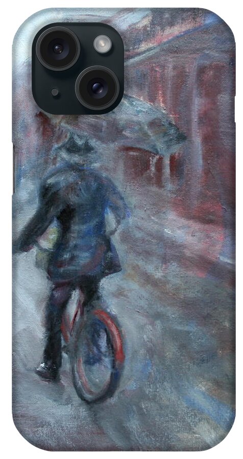 Impressionism iPhone Case featuring the painting Every Day's a Parade by Quin Sweetman