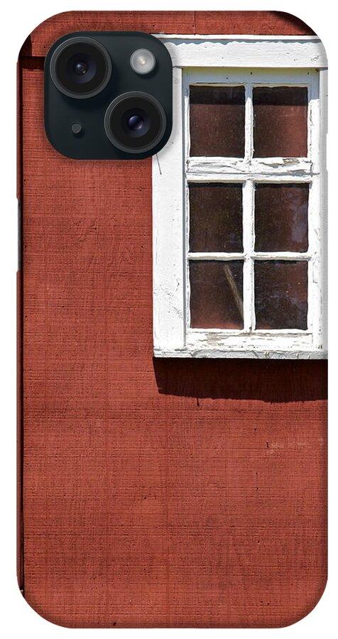 Americana iPhone Case featuring the photograph Faded Red Wood Farm Barn by David Letts