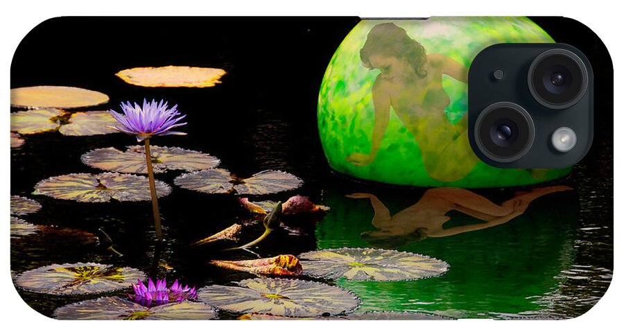 Full Nude iPhone Case featuring the photograph Fairy By The Pond by Harry Spitz
