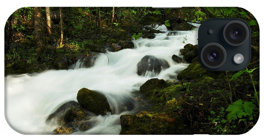 Rivers iPhone Case featuring the photograph Fast Water by Jeff Swan