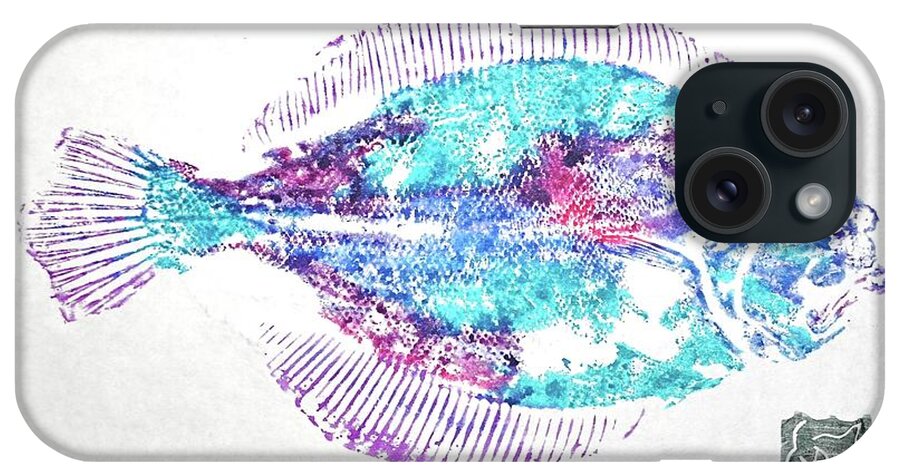 Fish iPhone Case featuring the painting Filet of Color by Norma Gafford