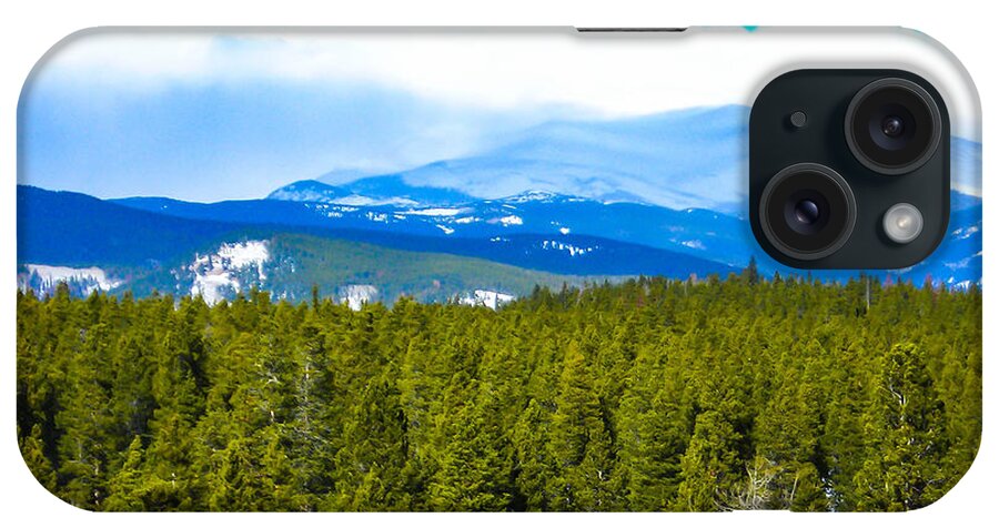 Landscapes iPhone Case featuring the photograph Fog in the Rockies by Shannon Harrington