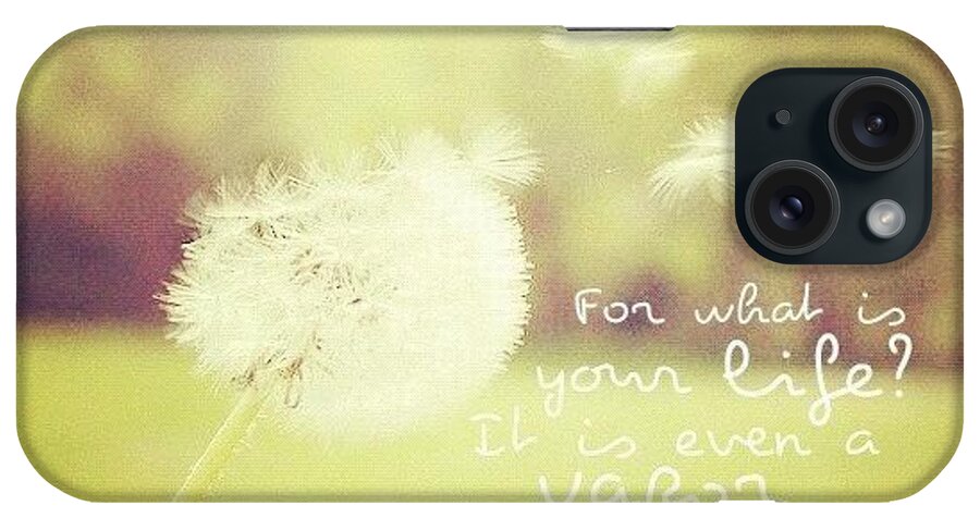 Godisgood iPhone Case featuring the photograph for What Is Your Life? It Is Even A by Traci Beeson