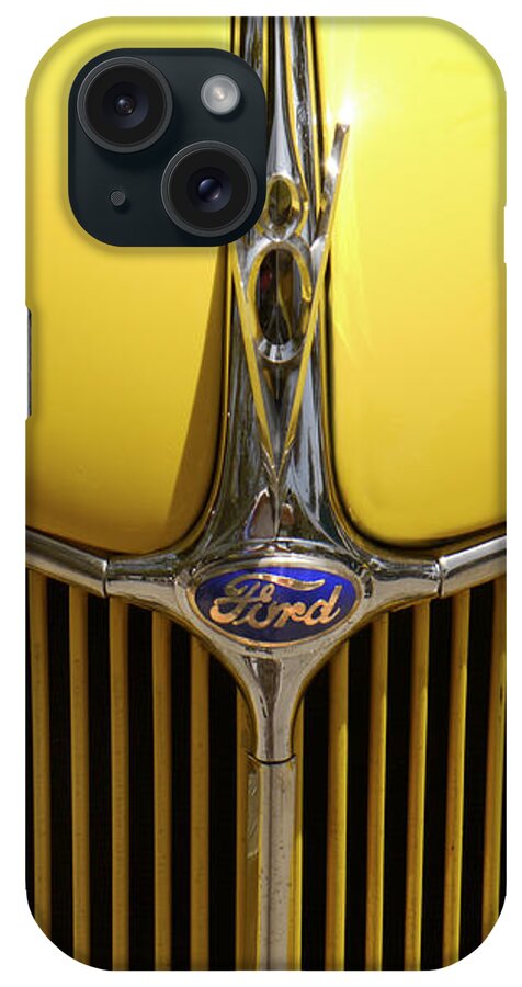 Transportation iPhone Case featuring the photograph Ford V8 by Mike McGlothlen