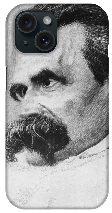 History iPhone Case featuring the photograph Friedrich Wilhelm Nietzsche, German by Photo Researchers