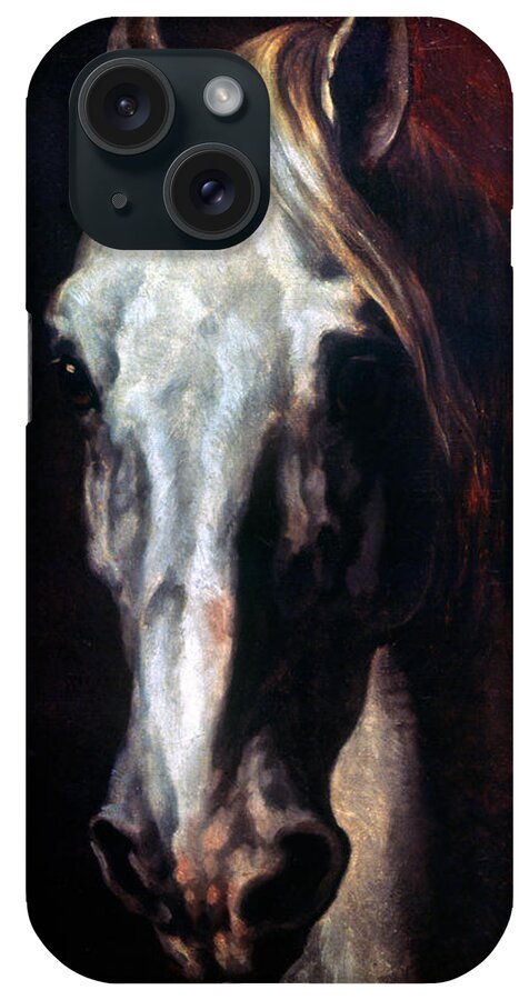 1810 iPhone Case featuring the photograph Gericault: White Horse by Granger