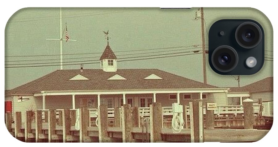 Gibsonisland iPhone Case featuring the photograph #gibsonisland Boat House @carriefree24 by Amanda Burton