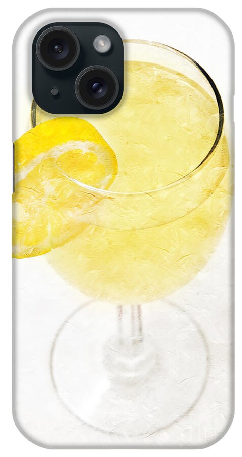 Glass-of-lemonade iPhone Case featuring the photograph Glass of Lemonade by Andee Design