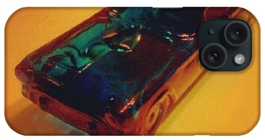 Instaprints iPhone Case featuring the photograph Glass T-bird Car by Stacy C Bottoms