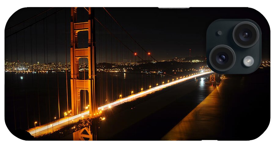 Golden Gate Bridge iPhone Case featuring the photograph Golden Gate Bridge 2 by Vivian Christopher