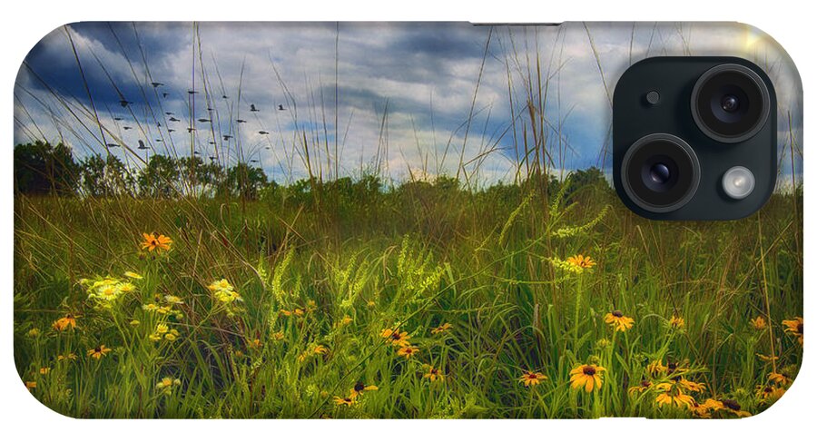 Field iPhone Case featuring the photograph Good Morning Sunshine by Bill and Linda Tiepelman