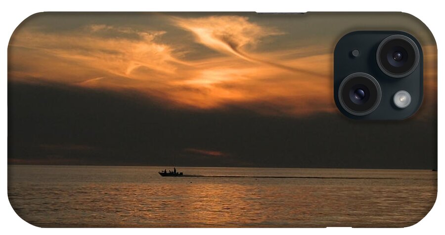 Nature iPhone Case featuring the photograph Gulf Storm Approaching by Peggy Urban
