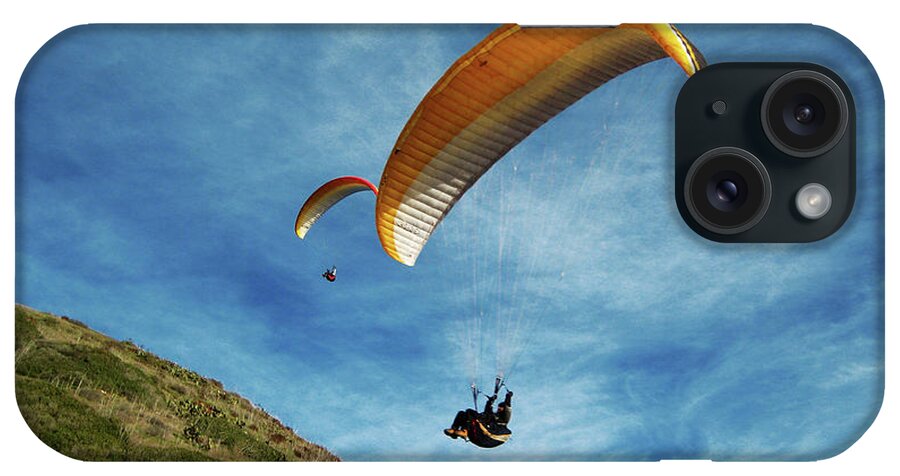 Gliders iPhone Case featuring the photograph High Flyers by Lorraine Devon Wilke