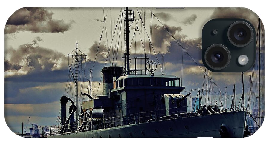 Australia iPhone Case featuring the photograph HMAS Castlemaine 1 by Blair Stuart