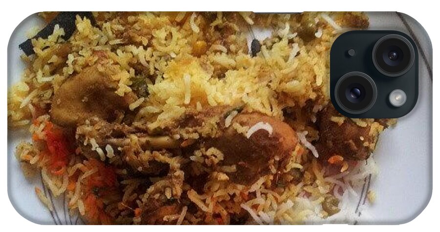 Nom iPhone Case featuring the photograph Homemade Chicken Biryani. #awesome by Mohsen Khan  Alexander Pathan Yusufzai