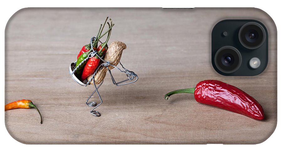 Peanut iPhone Case featuring the photograph Hot Delivery 01 by Nailia Schwarz