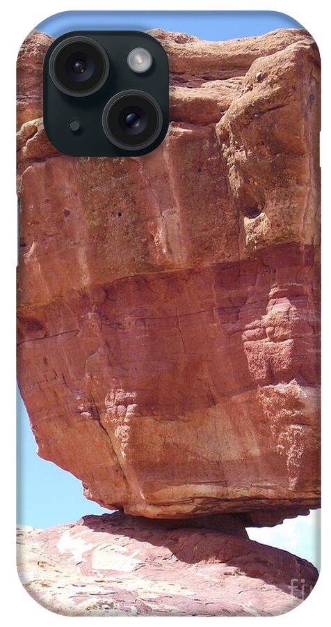 Garden Of The Gods Rock Formation iPhone Case featuring the photograph How Is This Possible? by Michelle Welles
