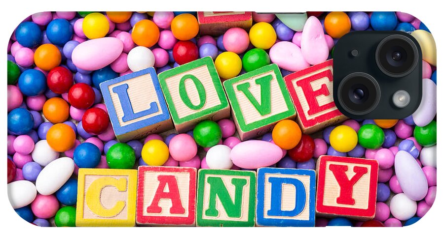Candy iPhone Case featuring the photograph I Love Candy by Edward Fielding