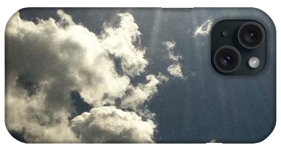 Iphoneonly iPhone Case featuring the photograph I Love How God Makes The Clouds Do by Leslie Drawdy ☀