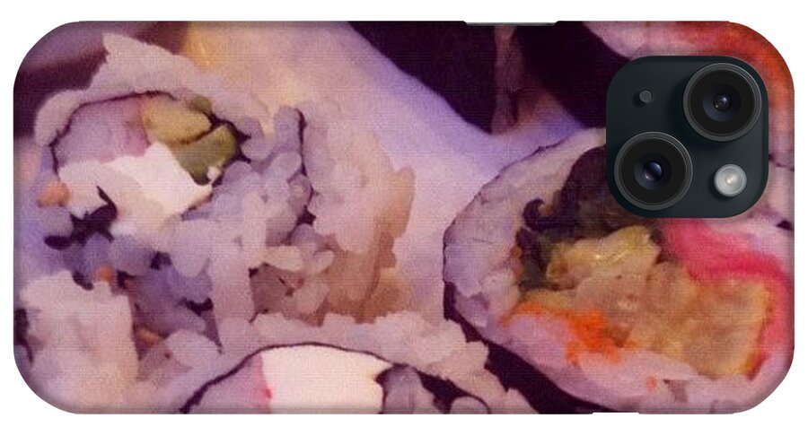 Lunch iPhone Case featuring the photograph I Love That The #sushi Is Included In by Renee Ellis