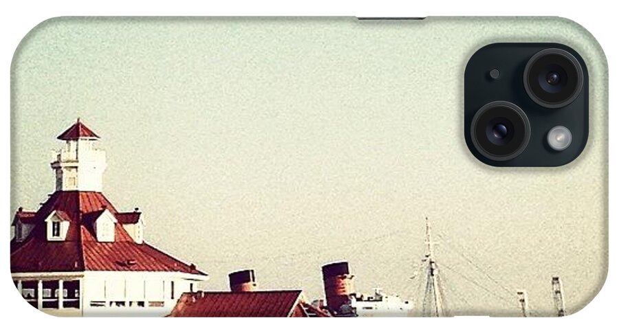 Queenmary iPhone Case featuring the photograph I Spy...a Haunted Ship! by Christine Gallis
