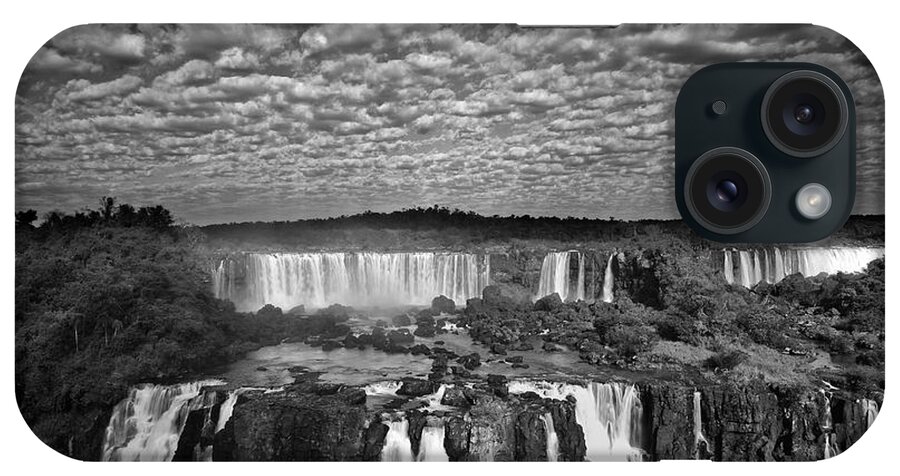 Water Photography iPhone Case featuring the photograph Iguacu Falls by Keith Kapple