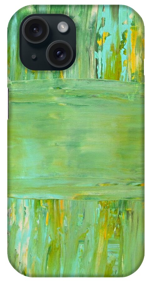 Abstract Painting iPhone Case featuring the painting Impulse by Kathy Sheeran