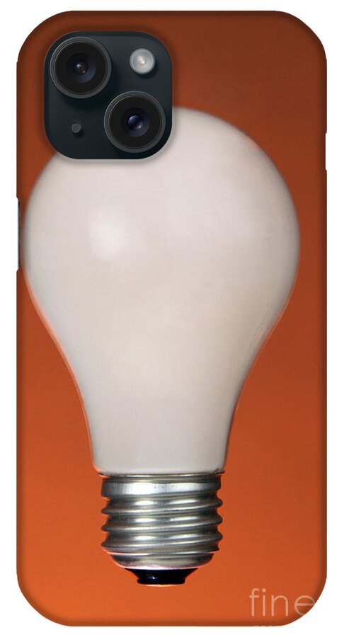 Object iPhone Case featuring the photograph Incandescent Light Bulb by Photo Researchers, Inc.
